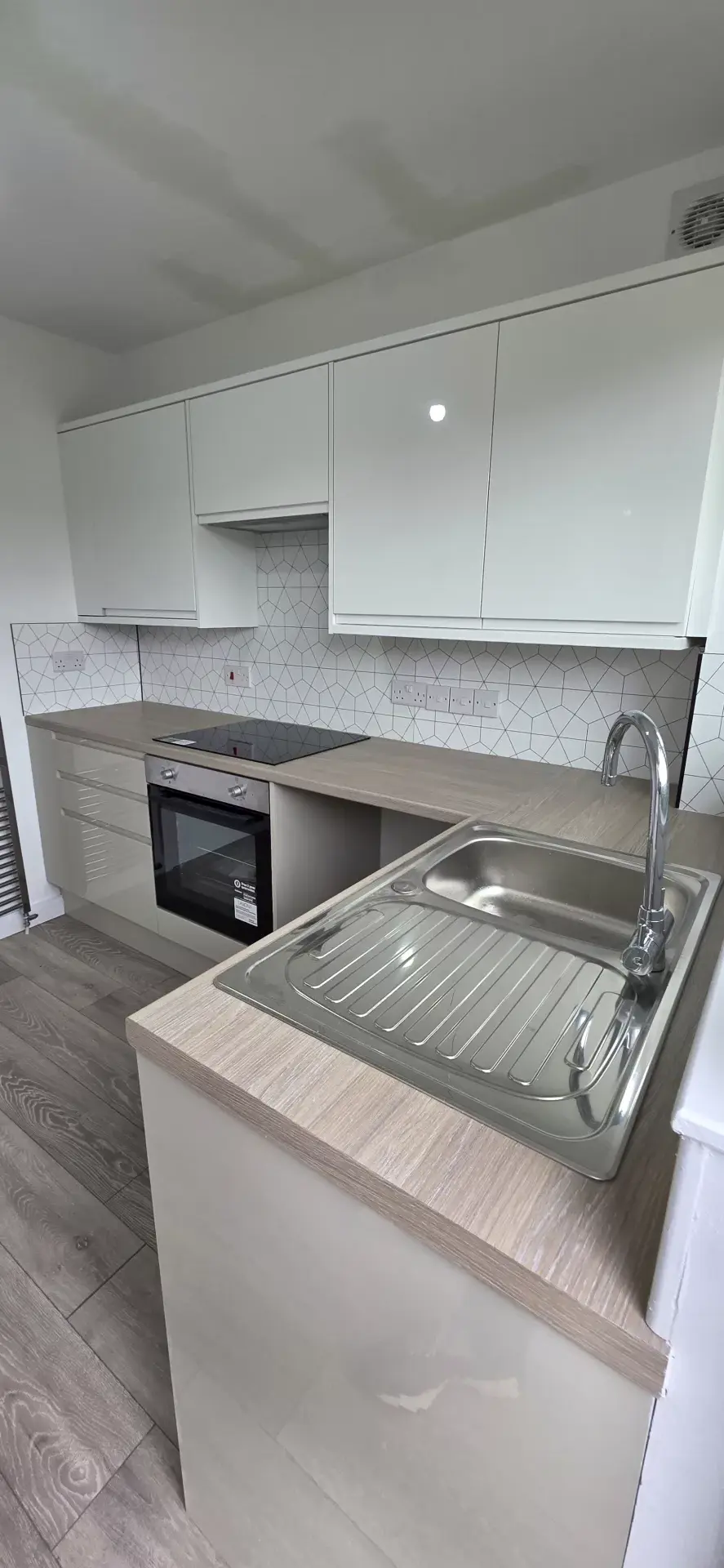 Kitchen from a full 2 bedroom house refurbishment